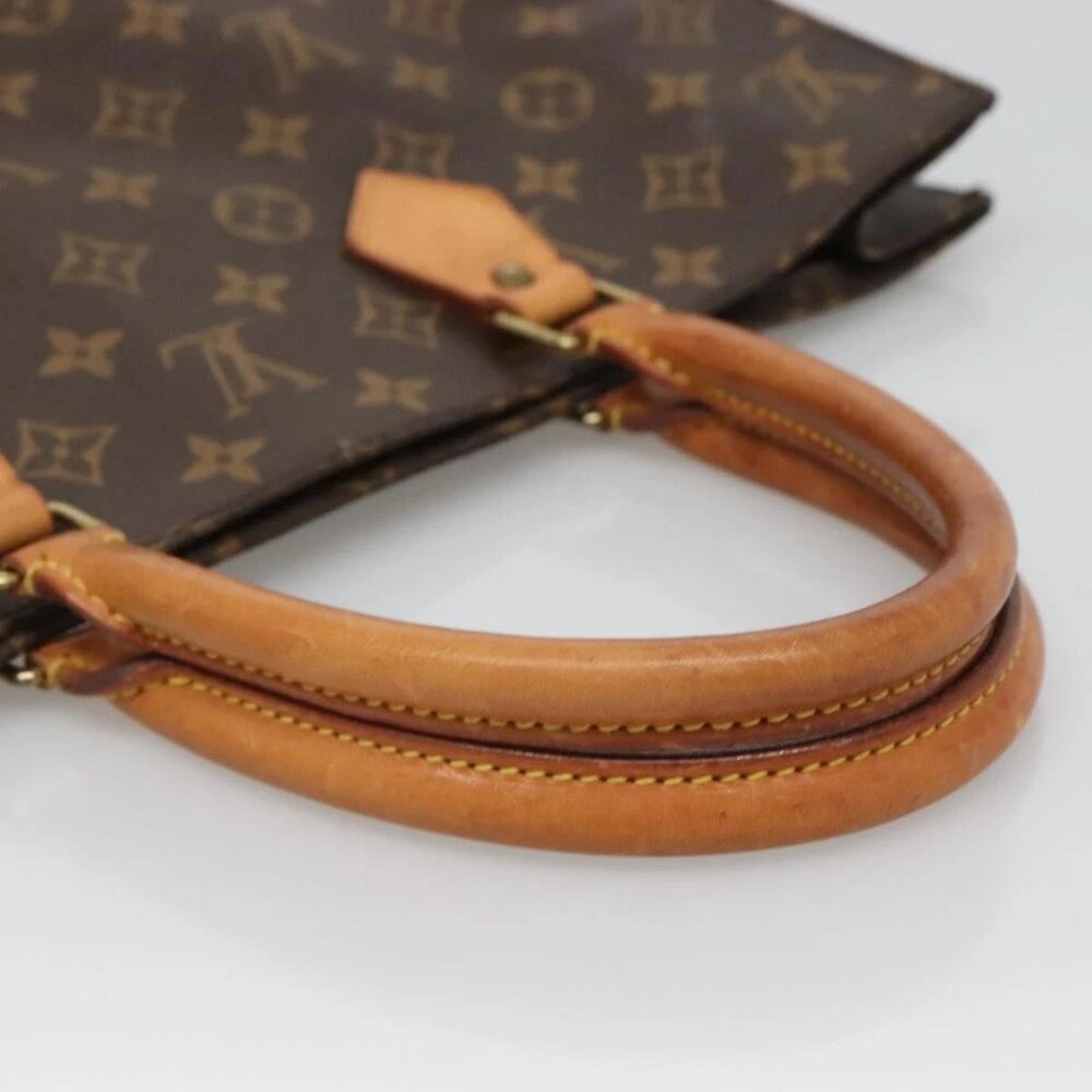 LOUIS VUITTON Monogram Sac Plat Hand Bag M51140 LV Auth 136014 - Picture 8 of 15